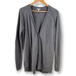 GAP gray button down cardigan size M‎